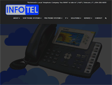 Tablet Screenshot of infotelsystems.com